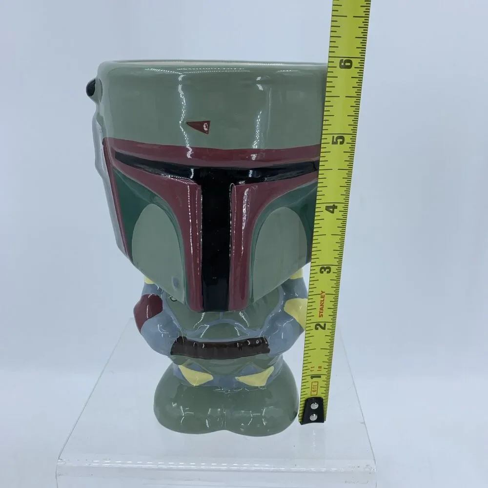 Boba Fett Mandalorian Star Wars Goblet Cup Mug Ceramic Bounty Hunter By Galerie‎